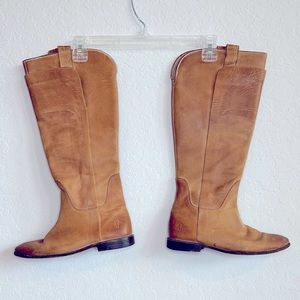 Frye Paige Tall Leather Riding Boots size 7B